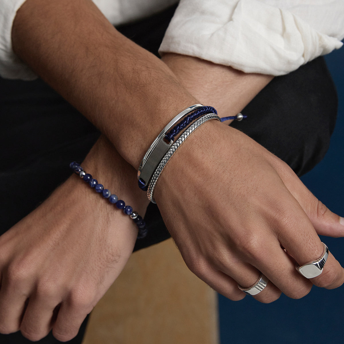 Atlas Men's 6mm Beaded Sodalite Bracelet