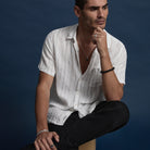 Atlas Men's 10mm Beaded Black Onyx Bracelet