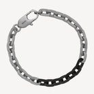 Stainless Steel Echo Men's 2-Tone Steel Bracelet (21cm)