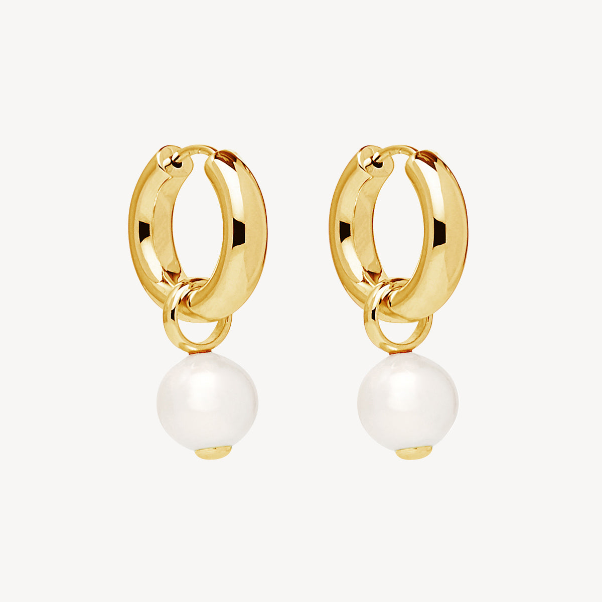 Yellow Gold Ms Perla Earring