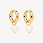 Yellow Gold Ms Perla Earring