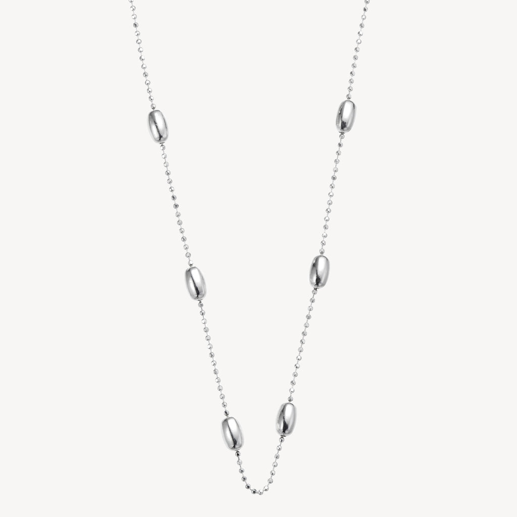 Sterling Silver 45cm Acapulco Asp Necklace