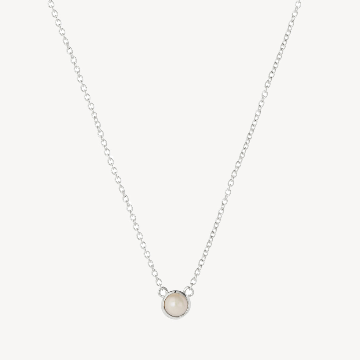 Sterling Silver Heavenly Pearl Necklace